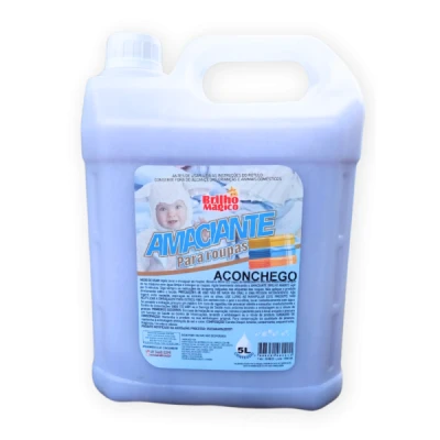 Amaciante Roupas Perfumado Bombona 5 Litros AMDM Brilho Mágico Aconchego Lilas