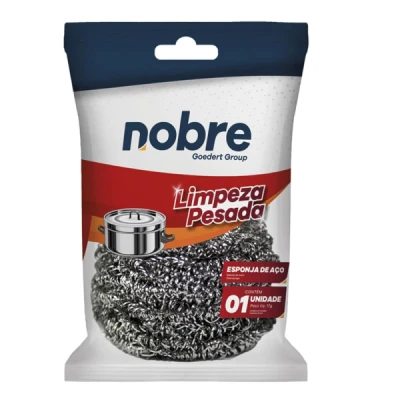 Esponja para Limpeza Esfregão de Aço Nobre Limpeza Pesada 31225
