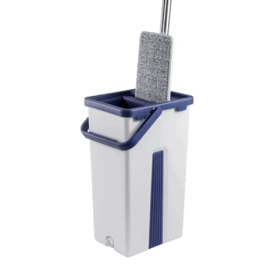 Rodo Mop Flat com Balde Vertical 9 Litros com Cabo 1,30m (130cm) Nobre 64264