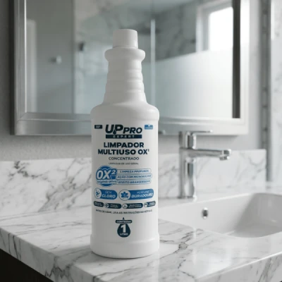 Limpador Multiuso Frasco 1 Litro Concentrado com Ox2 (Oxigênio Ativo Peroxy) Up-Pro Nobre 66275