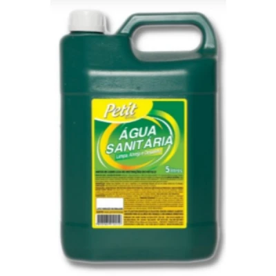 Água Sanitária & Alvejante Bombona 5 Litros Petit Química 0011