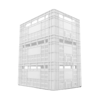 Contentor Caixa Plástica 45,5 Litros MS24 24x40x60cm Branca/Virgem/Natural Mercoplasa