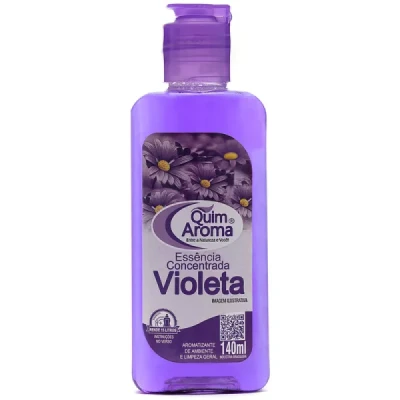 Aromatizante Ambiental Frasco 140ml Quim Aroma Essência Violeta 25-12